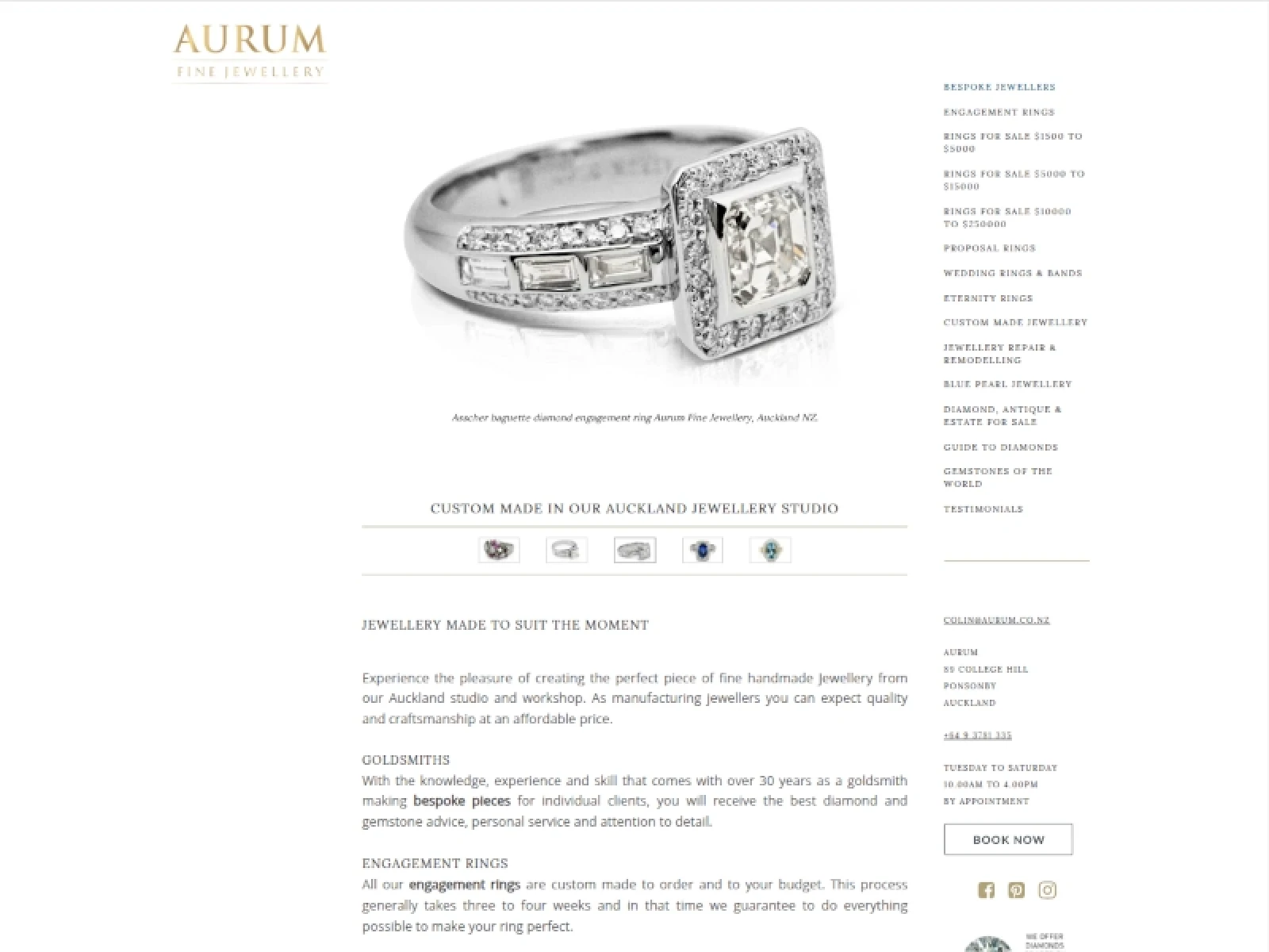 Aurum Fine Jewellery / Home page - Aurum Fine Jewellery