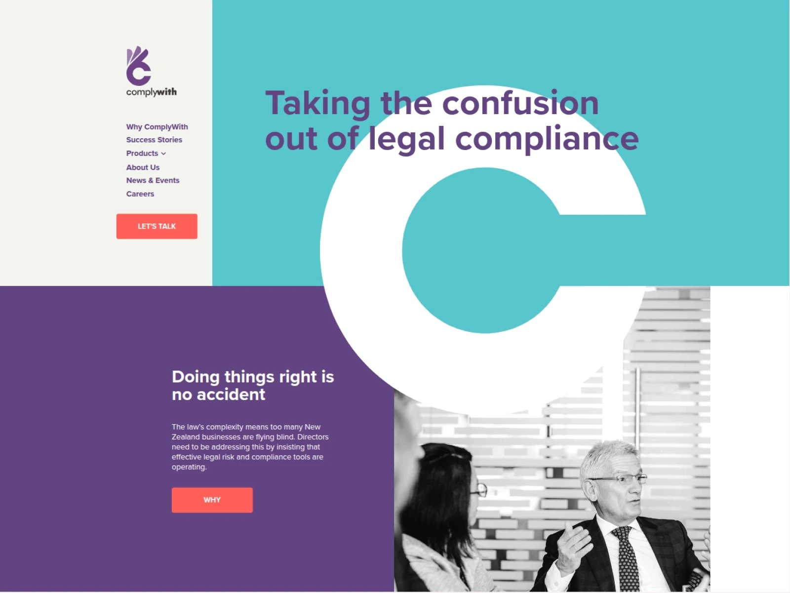 ComplyWith Website / Home page - ComplyWith Website