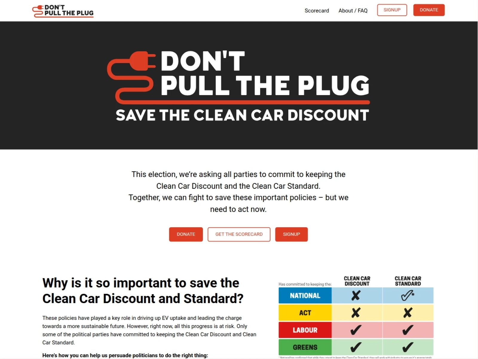 Don't pull the plug / Home page - Don't pull the plug