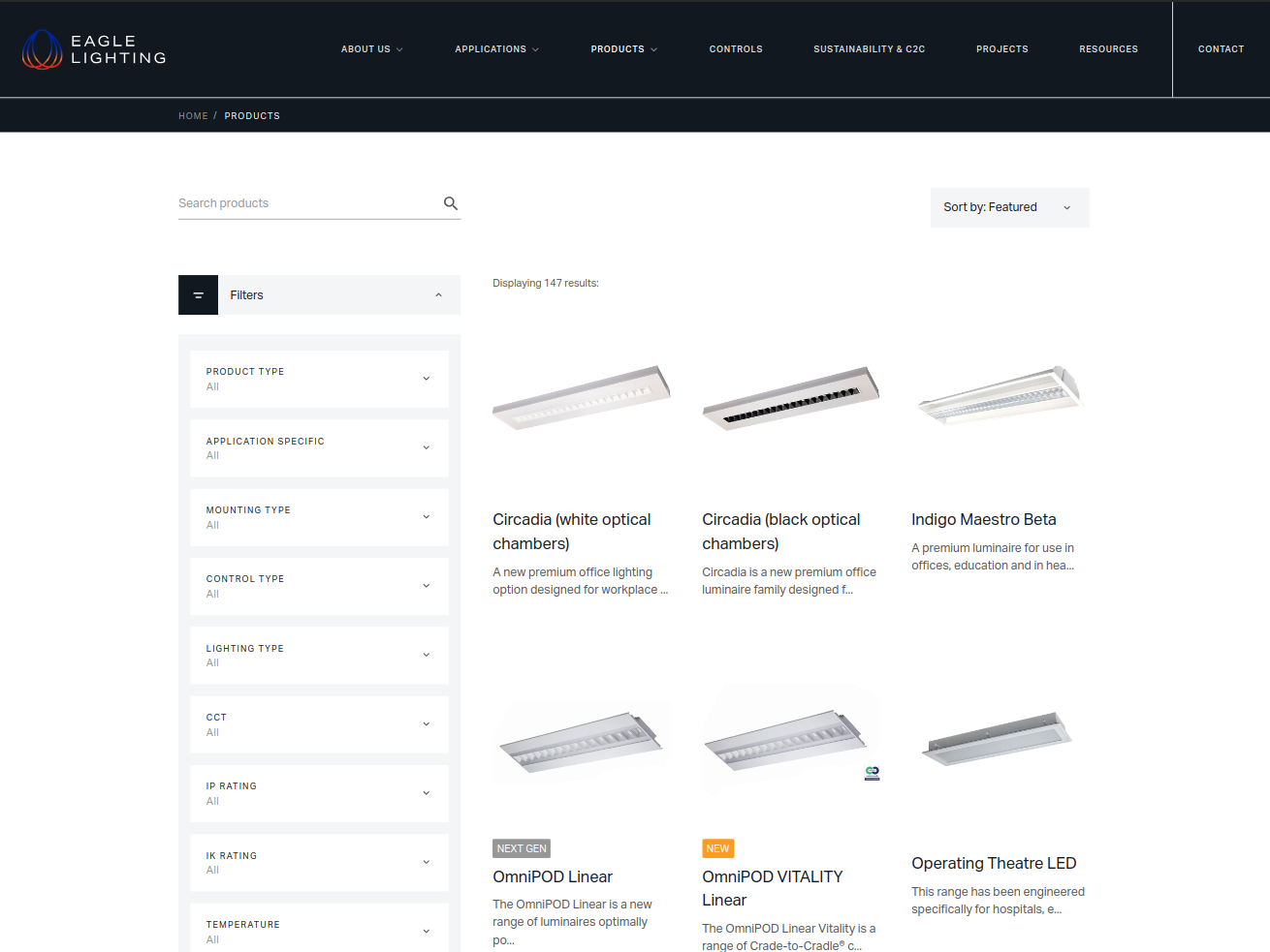 Eagle Lighting / Home page
