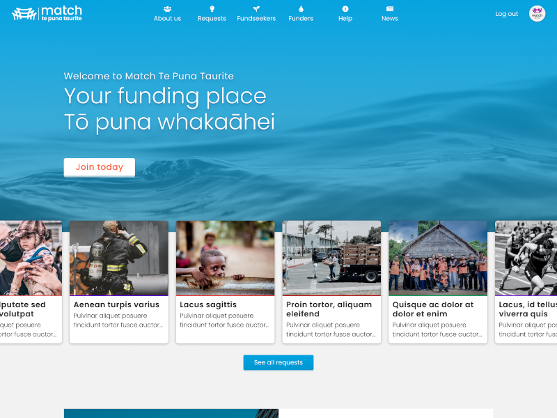 Te Puna Taurite Match / Home page