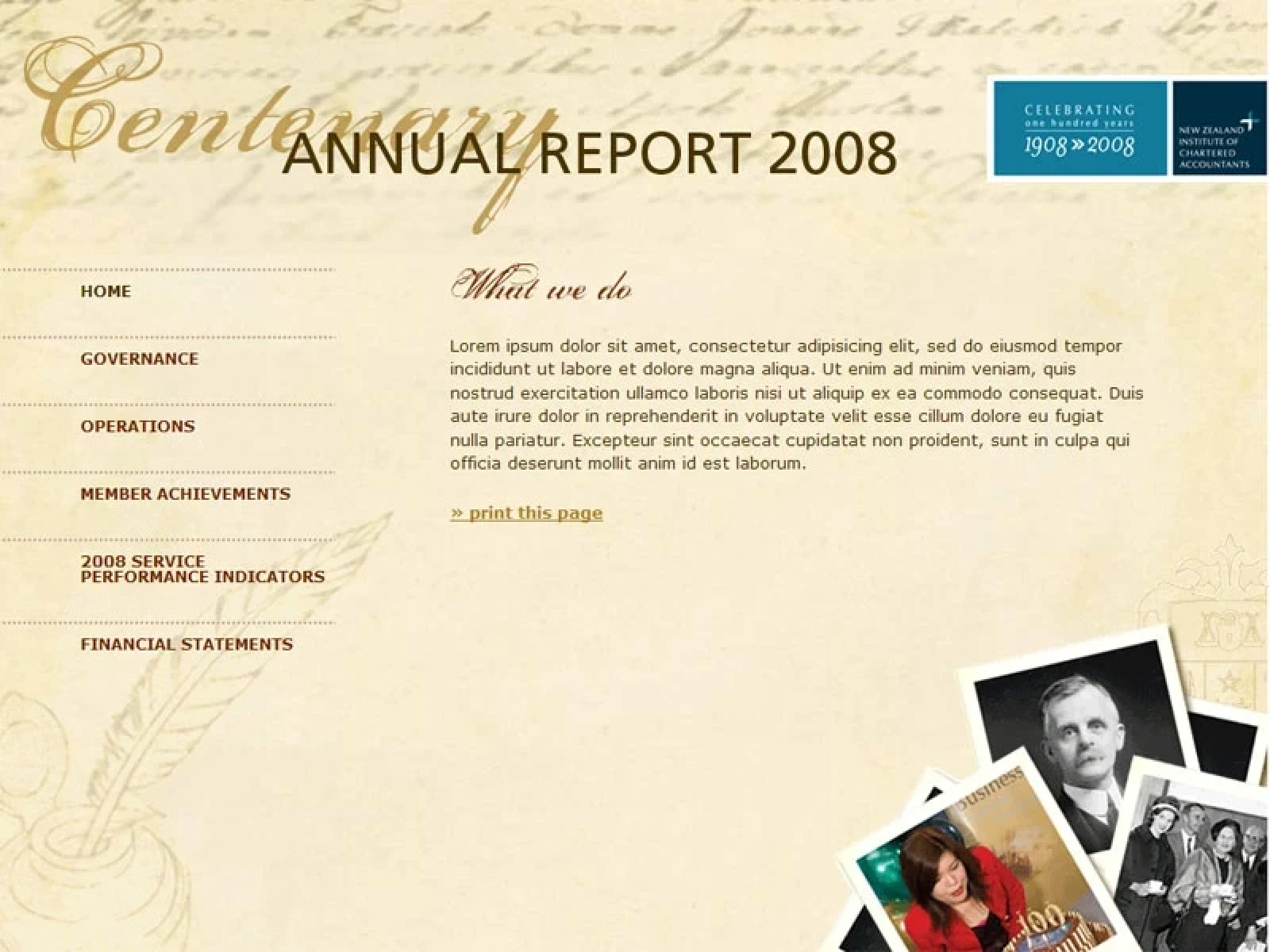 nzicacentenary.com / Example Page - nzicacentenary.com