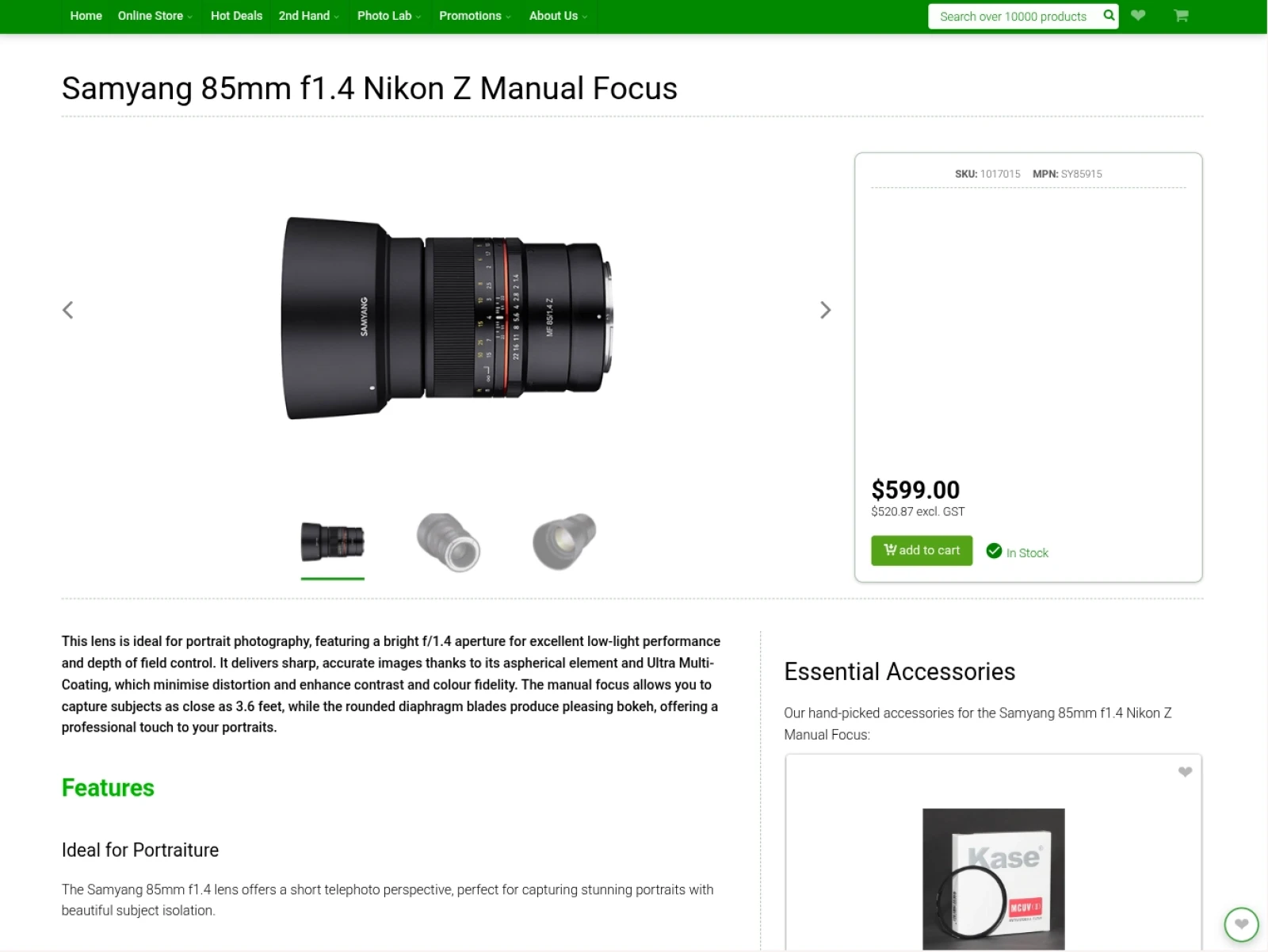 Photo and Video International / Product Page - no discounts - Photo and Video International