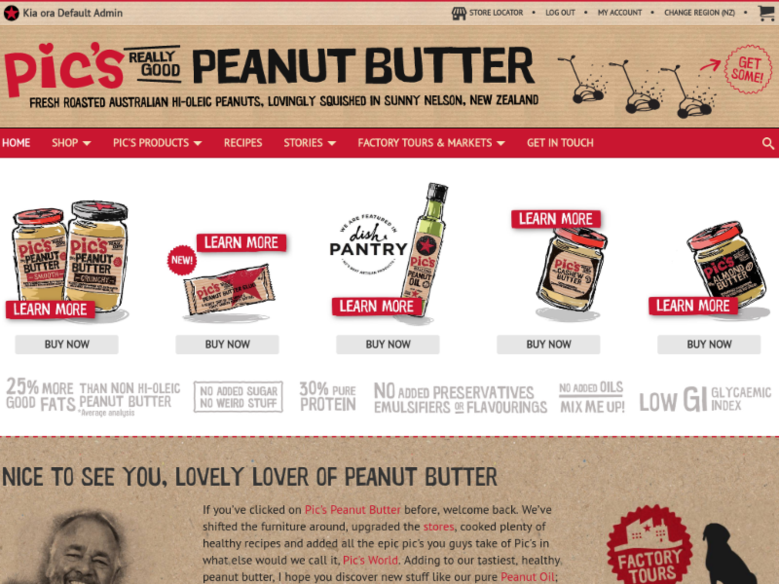 Pic's Peanut Butter V1 / Home page - Pic's Peanut Butter V1