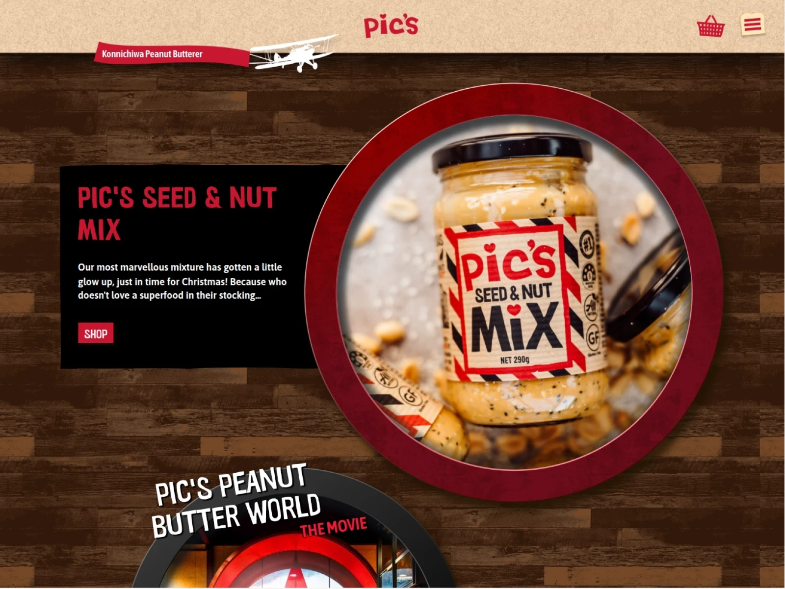 Pic's Peanut Butter V1 / Home page  - Pic's Peanut Butter V1