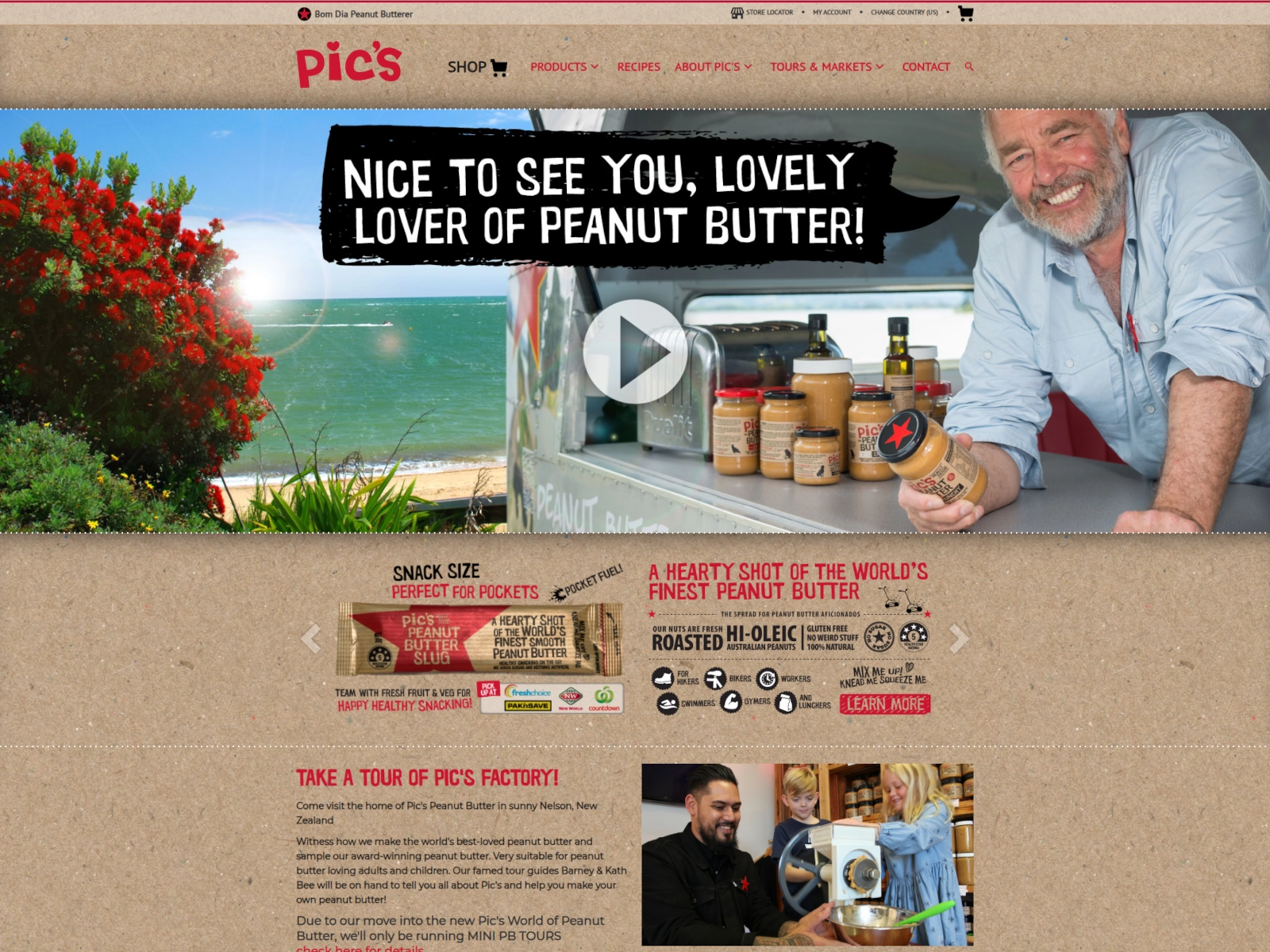 Pic's Peanut Butter V1 / Home Page - Pic's Peanut Butter V1