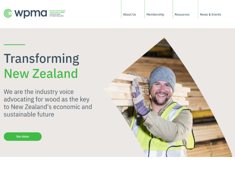 Wood Processors and Manufacturing Association (WPMA) / Home page